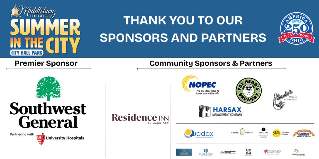 Summer in the City Sponsors